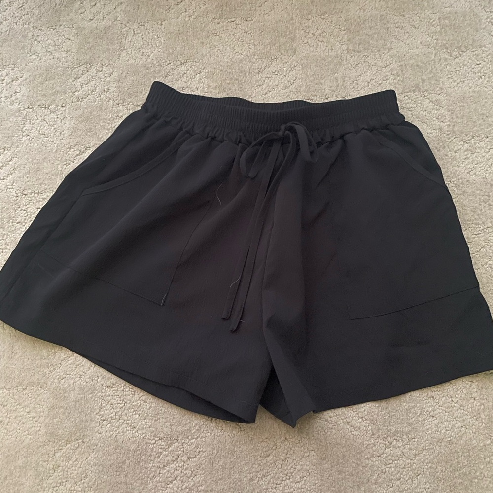 Women's Black Casual Shorts
